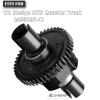 46T Center Differential Assembly #9585 Upgrades Part for Sledge 1/8,Heavy Duty Medium Carbon Steel & Aluminum Alloy RCarmumb RC Truck Replacement Upgrade,Black view 2
