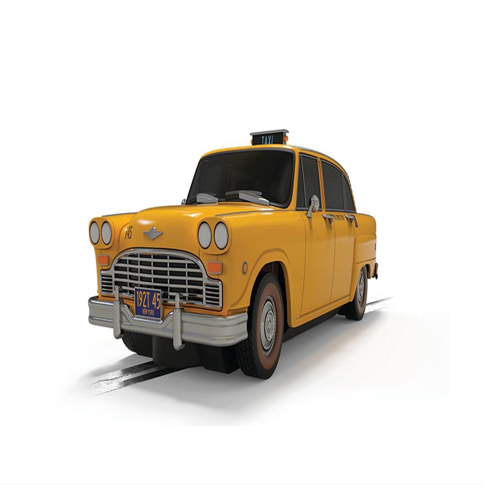 Scalextric C4606 James Bond Checker Taxi Cab - Live and Let Die Cars - USA/Classic Slot Car Racing