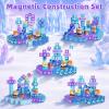 48PCS Magnetic Blocks, Travel Toys Building Cubes Set Girls Birthday Gifts view 4
