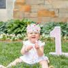 1st First Pink Birthday Crown Hat, First Birthday Party Hats, Personalized Hand Embroidered Crown Premium Handmade One Crown Hat First Birthday Hat for Baby Toddler Kids Boys Girls Fit All Ages view 2
