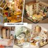 1:12 Doll House Miniature Laundry Basket, Dollhouse Decoration Accessories Mini Folding Clothes Basket for Dollhouse Decor.Toys and Games. view 4