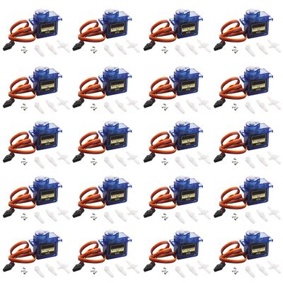 20Pcs SG90 9g Micro Servos Motor Kit for Arduino Projects,RC Car Robot Helicopter Airplane Controls Boat, Mini Servo Applications