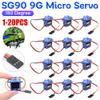 20Pcs SG90 9g Micro Servos Motor Kit for Arduino Projects,RC Car Robot Helicopter Airplane Controls Boat, Mini Servo Applications view 2