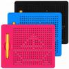 Yexiya 3 Pcs Magnetic Drawing Board for Kids, Toddler Travel Drawing Kit Magnet Sketch Thread Board with Stylus Pen and Beads Toy for Child Quiet Time Activities (7 x 8.5 Inches,Multicolor 2) view 1