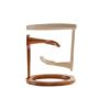 Anti-Gravity Floating Desk Decor - 3D Printed Optical Illusion Sculpture, Unique Levitating Art for Modern Home & Office(Brown+White) view 1