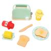 Gavigain Wooden Toaster Play Set Safe Bread Maker Toy Kids Hand Eye Coordination Kitchen view 1