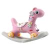 NOENNULL Rocking Horse, Toy for Toddlers, Removable, Safe Backrest, Fine Workmanship, Cute Rocking Horse for Riding on for Children Aged 3 and Over (Pink) view 3