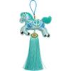 Ulxkmt Chinese New Year Decorations 2026 Year of Stuffed Zodiac Horse Pendant Feng Shui Hanging Pendants Plush Toy Charms for Cars Bags Shop view 1