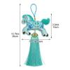Ulxkmt Chinese New Year Decorations 2026 Year of Stuffed Zodiac Horse Pendant Feng Shui Hanging Pendants Plush Toy Charms for Cars Bags Shop view 3