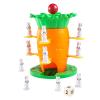 Carrot Balance Board Game, Bunny Figurines, 17x17x19cm, Carrot Balancing Board Game, Tower Design Interactive Toys, Fun Design, for Kids Playroom Classroom Games Party Activity view 3
