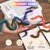 3D Printed Articulated Snake Toy 4 Pack Glow in Dark Blue Purple Fidget view 4