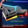 Duuooss Dual Axe Blade, Interstellar Spark Battle Blade Dual Mode LED Light Blades, 7 Color Change, One Button Switching, Realistic Sounds Design, Mist Effect, USB Rechargeable (Blue+Red) view 4