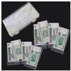 200 Pieces Clear Currency Sleeves, Dollar Bill Holder with Storage Case for Collectors, Plastic Paper Money Holders Money Protector for Bills, Album Banknotes Stamp Paper Protector Slab Holder CH10 view 1