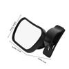 BESTonZON Car Rear Seat Mirror for Rear Facing Safety Viewing with Adjustable Suction Cup, Shatterproof Car Interior Accessory for Secure Backseat Monitoring view 2