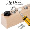 Educational Screw-Tightening Busy Board, Activity Board with Wooden Screwdriver Set, Early Childhood Education Screw-Tightening Toy (7-Hole+8-Hole+10-Hole) view 3