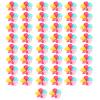 Colorful Ribbon Bowknot DIY Hair Accessories Vibrant Flower Bows for Women Girls Toddlers 50Pcs Ribbon Hairwear Set view 1