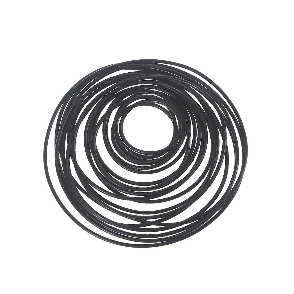 20Pcs 1X1mm Silicone Rubber Band Pulley Transmission Engine Drive Round Beslts Tape Toy Module Car Motor Stretch Lon Caution Tape