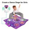 ASHATA Dance Mat Toys for 3-12 Year Old Kids, Electronic Dance Pad with Light Up 6 Buttons Wireless Bluetooth, 6 Game Modes, Adjustable Volume, for Girls Boys Birthday Gift view 2