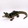 Andean Workshop Articulated 3D Printed Alligator, Realistic Posable Gator Desk Pet with Hand Crafted Glass Eyes, Articulated Body with Neck and Jaw Joints view 1