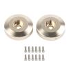 2Pcs Brass Wheel Weights for 1.9 2.2in RC Crawler Car, Hex Hub Adapter Upgrade Parts with M3 Thread, Gold Brass Rim Spacers for Axial SCX10 Redcat GEN7 GEN8 (9mm) view 1