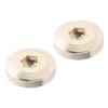 2Pcs Brass Wheel Weights for 1.9 2.2in RC Crawler Car, Hex Hub Adapter Upgrade Parts with M3 Thread, Gold Brass Rim Spacers for Axial SCX10 Redcat GEN7 GEN8 (9mm) view 2