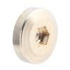 2Pcs Brass Wheel Weights for 1.9 2.2in RC Crawler Car, Hex Hub Adapter Upgrade Parts with M3 Thread, Gold Brass Rim Spacers for Axial SCX10 Redcat GEN7 GEN8 (9mm) view 3