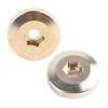2Pcs Brass Wheel Weights for 1.9 2.2in RC Crawler Car, Hex Hub Adapter Upgrade Parts with M3 Thread, Gold Brass Rim Spacers for Axial SCX10 Redcat GEN7 GEN8 (9mm) view 4