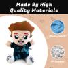 Adenzai Caylus Plush Toy Soft Stuffed Animal, Caylus Character Plush Doll for Kids, Cute Scaylus Plush Gift, Caylus Merch Collectible Fan Plushie (Dark Brown) view 3