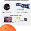 2.7" Crystal Ball Video Player, Personalized Memory Orb Digital Display, Uploadable Videos & Photos, DIY Gift for Anniversary Birthday(Blue) view 3