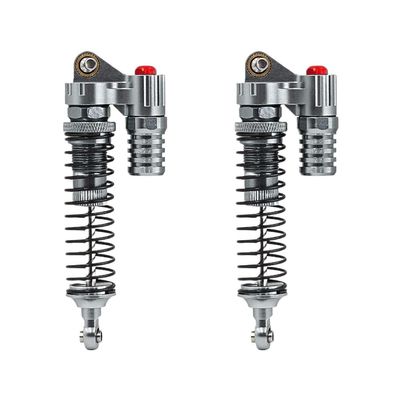 90mm Oil-Filled Shock Absorber Set With Springs Adjustable Damper Compatible With 1/10 RC Crawler(2 pcs)