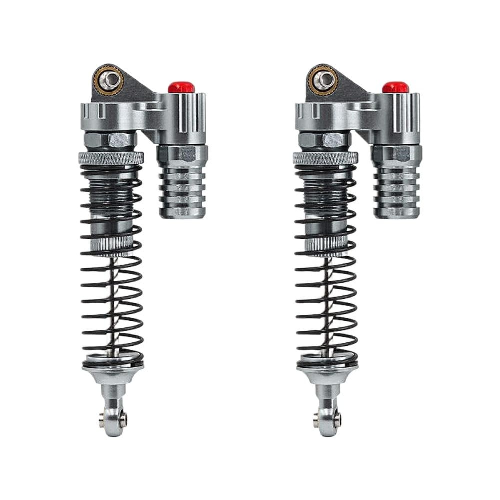 90mm Oil-Filled Shock Absorber Set With Springs Adjustable Damper Compatible With 1/10 RC Crawler(2 pcs)