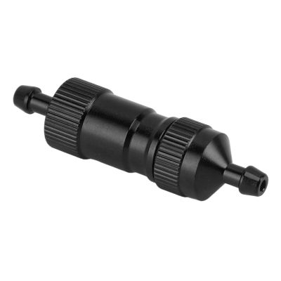 RiToEasysports RC Fuel Filter, Durable Aluminum Alloy Metal Mesh Filter for RC Cars Boats Airplanes Black
