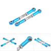 CFTGIW CNC Machined Aluminium Alloy Steering Linkage Rod RC Car Upgrade Accessory Parts CNC Ensures 2 Durability Appearance Quality 1 High Wear is RC Steering RodR (Blue) view 4