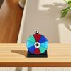 UPKOCH Mini Tabletop Spinning Prize Wheel with Dry Erase Whiteboard, 3 Removable Colorful Slots, Black Backboard for Party Games and Fundraiser Activities view 4