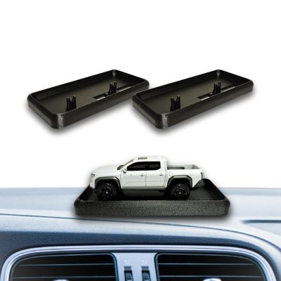 1:64 Diecast Car Dashboard Display Stand, Reusable Grip Base, Fits Hot Wheels, Matchbox, Mini GT - No Tape or Glue Required (Black)