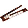 Acrylic Mahjong Rack, 17.5 20 Inch Options, Scratch-Resistant Material, Tortoiseshell Design, Integrated Pusher, Tile Holder, Professional Gameplay, Game Room view 1