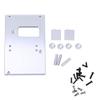 Aluminum Alloy 17G Steering Gear Fixing Plate, RC Servo Metal Mount for MN D90 MN - 99 MN - 91 FJ - 45, CNC Precision Machined Upgrade Accessory with Anodized Finish (Silver MN-010S) view 1