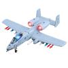 A10 Warthog Diecast Model Airplane Toy, 1:72 Plane Thunderbolt II, Military Fighter Jet Toy, Launch Missiles, Light and Sound, Age 8+ (Blue) view 1