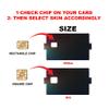Cartoon Cool Cute Card Skin Sticker for Credit Debit Card Adhesive Vinyl Skin Ultra Thin Card Decal Sticker Personalization Wrap 3 Piece Set (D, Big Window) view 3