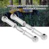CFTGIW CNC Machined Aluminium Alloy Steering Linkage Rod RC Car Upgrade Accessory Parts CNC Ensures 2 Durability Appearance Quality 1 High Wear is RC Steering RodR (Silver) view 4