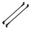 AIToWisely 2PCS RC Crawler Driveshafts Stainless Steel Universal Joint Drive Shafts for 1/10 LCG RC Tracked Vehicles, Replacement Axle with Hex Wrenches (Black) view 2
