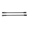 AIToWisely 2PCS RC Crawler Driveshafts Stainless Steel Universal Joint Drive Shafts for 1/10 LCG RC Tracked Vehicles, Replacement Axle with Hex Wrenches (Black) view 3