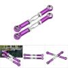 CFTGIW CNC Machined Aluminium Alloy Steering Linkage Rod RC Car Upgrade Accessory Parts CNC Ensures 2 Durability Appearance Resistant Quality 1 High Wear is Corrosion RC Steering RodR (Purple) view 4