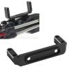 Aluminum Alloy RC Servo Mount for Capra UTB10 1/10 RC Crawler, Durable Bridge Servo Mount with Chamfered Edges and Gold Engraving for VP SCX10 III Compatible (Black) view 3