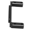 Aluminum Alloy RC Servo Mount for Capra UTB10 1/10 RC Crawler, Durable Bridge Servo Mount with Chamfered Edges and Gold Engraving for VP SCX10 III Compatible (Black) view 4