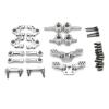 RC Cars Models For WLtoys 284131 284010 284161 K989 K969 1/28 Metal Steering Cup Tie Rods Set Remote Control Car Accessories And Replacements Use(Silver) view 1