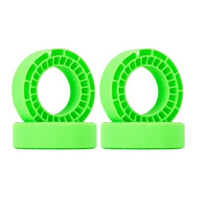 4pcs Rubber Inserts Compatible with 64x24mm 1.3 Inch Tires Fits Similar Size Wheel Inserts(Green)