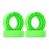 4pcs Rubber Inserts Compatible with 64x24mm 1.3 Inch Tires Fits Similar Size Wheel Inserts(Green) view 1