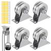 Tressify U Groove Pulley, 4 Stainless Steel Blocks, Silent Wall Mount view 1