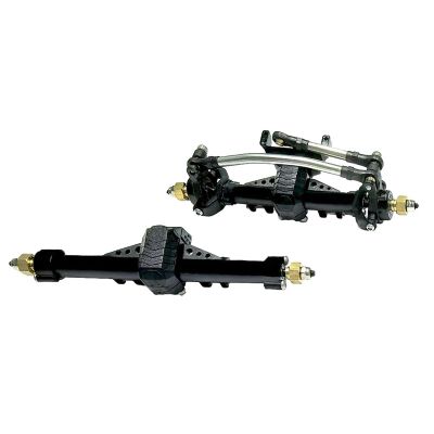 1/24 Scale Plastic Nylon Axles Front and Rear Portal Axle Assembly for Axial SCX24 90081 C10 for JEEP Parts confident